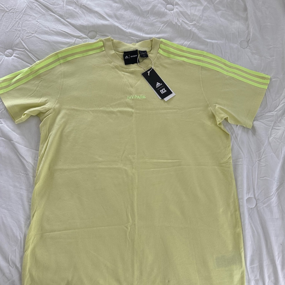 Adidas Ivy Park Gender neutral Three Stripe Tee Shirt